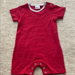 Classic Red Kids Romper